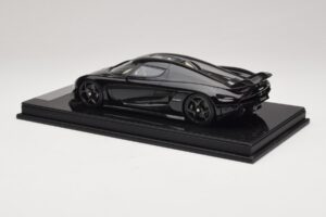 Koenigsegg Regera Melns Oglekļa Šķiedras Pakete Bēšs Salons FrontiArt 1:18 REMC042 Sveķi — attēls 5 no 7
