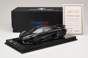 Koenigsegg Regera Melns Oglekļa Šķiedras Pakete FrontiArt 1:18 F079-179 Sveķi — attēls 7 no 7