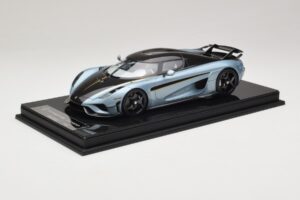 Koenigsegg Regera Zils Oglekļa Šķiedras Pakete FrontiArt 1:18 Koenigsegg Regera Zils Oglekļa Šķiedras Pakete FrontiArt 1:18 F079-173 Sveķi