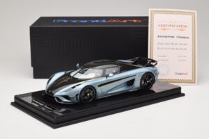 Koenigsegg Regera Zils Oglekļa Šķiedras Pakete FrontiArt 1:18 F079-173 Sveķi — attēls 7 no 7