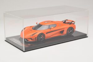 Koenigsegg Regera Oranžs Oglekļa Šķiedras Pakete FrontiArt 1:18 F071-153 Sveķi — attēls 6 no 7