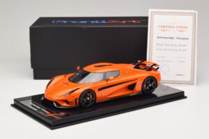 Koenigsegg Regera Oranžs Oglekļa Šķiedras Pakete FrontiArt 1:18 F071-153 Sveķi — attēls 7 no 7