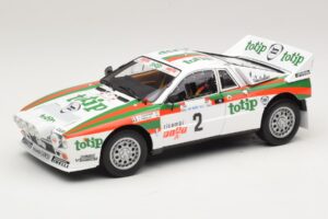 Lancia 037 #2 A. Bettega / M. Perissinot Rally San Marino 1984 Kyosho 1:18 08306F Metāls