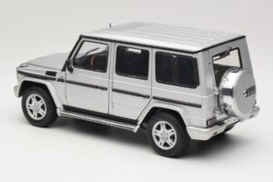 Mercedes G500 W463 LWB Dīlera Izdevums Sudrabs AUTOart 1:18 B66962142 Metāls — attēls 7 no 8