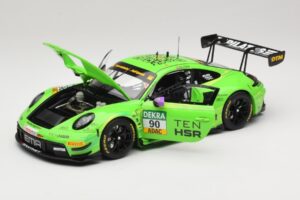 Porsche 911 992 GT3 R #90 D. Olsen Manthey EMA DTM Norisring 2023 Minichamps 1:18 MG-M-911-DTM-90-23-1802 Metāls — attēls 2 no 8