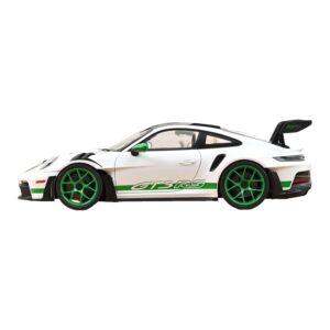 Porsche 911 992 GT3 RS Tribute to Carrera RS Balts Python Green Norev 1:12 127535 Metāls — attēls 3 no 4