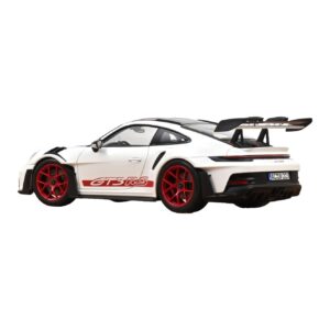 Porsche 911 992 GT3 RS Weissach Package Balts Pyro Red Norev 1:18 187373 Metāls — attēls 3 no 3