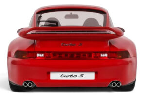 Porsche 911 993 Turbo S Indian Red GT Spirit 1:12 GT556 Sveķi — attēls 5 no 5
