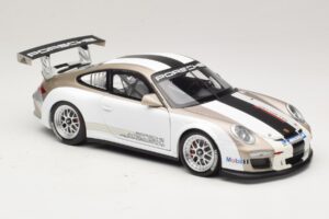 Porsche 911 997 GT3 Cup Balts Ar Svītrām 2008 Minichamps 1:18 WAP0210130C Metāls — attēls 6 no 8
