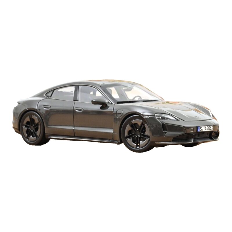Porsche Taycan Turbo S Slate Grey Neo Norev 1:18 187654 Metāls