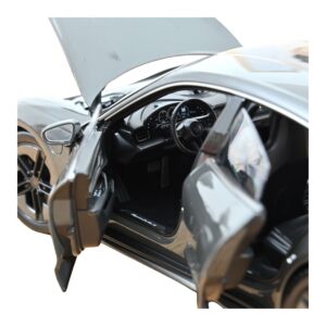 Porsche Taycan Turbo S Slate Grey Neo Norev 1:18 187654 Metāls — attēls 4 no 5