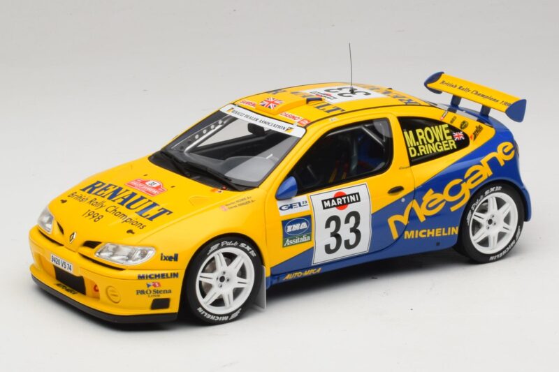 Renault Megane Maxi #33 P. Bugalski / J-P. Chiaroni Rally Sanremo 1998 Otto 1:18 OT1195 Sveķi