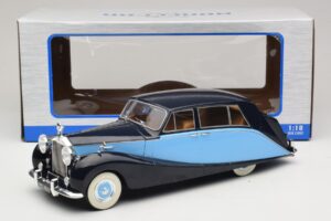 Rolls-Royce Silver Wraith Empress by Hooper Melns & Tumši Zils MCG 1:18 MCG18051 Metāls — attēls 6 no 6
