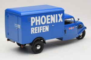 Tempo Hanseat Trīsriteņu Furgons Phoenix Blue Minichamps 1:18 180099040 Metāls — attēls 2 no 6
