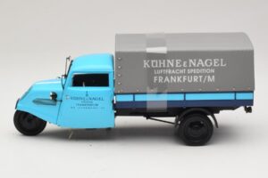 Tempo Hanseat Pikaps Kühne & Nagel Frankfurt Minichamps 1:18 180099022 Metāls — attēls 3 no 6