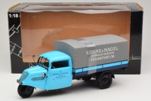 Tempo Hanseat Pikaps Kühne & Nagel Frankfurt Minichamps 1:18 180099022 Metāls — attēls 6 no 6