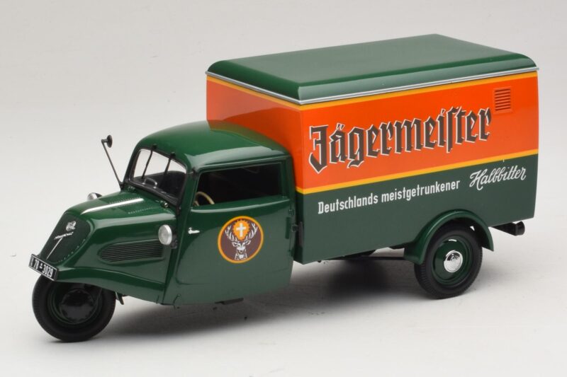 Tempo Hanseat Furgons Jägermeister Minichamps 1:18 150099044 Metāls