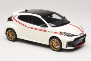 Toyota GR Yaris TGR Italy Ierobežots Izdevums Pure White Otto 1:18 OT1183 Sveķi — attēls 4 no 6