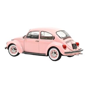 Volkswagen 1303 Pastel Pink New Baby Gift Norev 1:18 188677 Metāls — attēls 2 no 2
