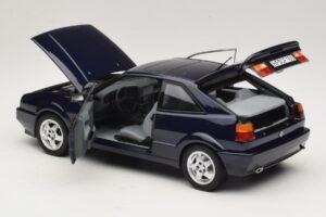 Volkswagen Corrado VR6 Aqua Blue Metallic Ierobežota Izlaide Norev 1:18 188660 Metāls — attēls 5 no 8