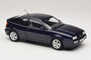 Volkswagen Corrado VR6 Aqua Blue Metallic Ierobežota Izlaide Norev 1:18 188660 Metāls — attēls 6 no 8