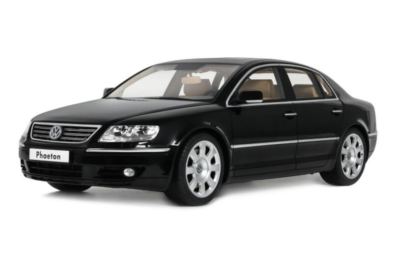 Volkswagen Phaeton 3D 6.0 W12 Melns Otto 1:18 OT1266 Sveķi