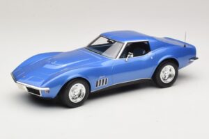 Chevrolet Corvette C3 Le Mans Blue Norev 1:18 189034 Metāls