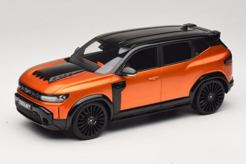 Dacia Duster Mk3 Redust Sport 4x2 Hybrid Metallic Orange Otto 1:18 OT1316 Sveķi