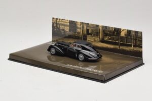 Alfa Romeo 8C 2900B Lungo Melns Minichamps 1:43 436120421 Metāls — attēls 3 no 5