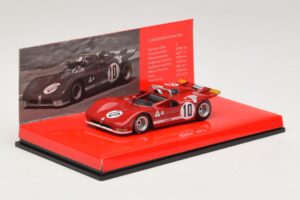 Alfa Romeo T33/3 #10 R. Stommelen / N. Galli ADAC 1000km Nurburgring 1971 Bez Ārējās Kastes Minichamps 1:43 436711210-R1 Metā — attēls 2 no 4