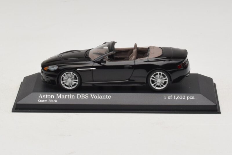 Aston Martin DBS Volante Melns Metālisks Minichamps 1:43 Aston Martin DBS Volante Melns Metālisks Minichamps 1:43 400137930 Metāls