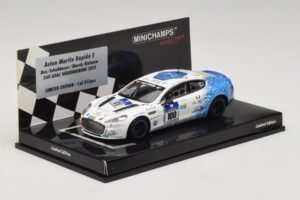 Aston Martin Rapide S #100 Bez / Schubauer 24 Hours of Nurburgring 2013 Minichamps 1:43 437131300 Metāls — attēls 2 no 5