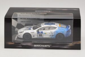 Aston Martin Rapide S #100 Bez / Schubauer 24 Hours of Nurburgring 2013 Minichamps 1:43 437131300 Metāls — attēls 5 no 5