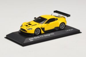 Aston Martin V12 Vantage GT3 Dzeltens Minichamps 1:43 437121391 Metāls — attēls 2 no 4