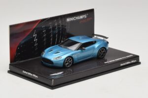 Aston Martin V12 Zagato Alba Blue Minichamps 1:43 437137222 Metāls — attēls 2 no 5