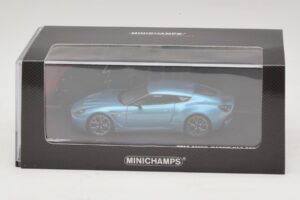 Aston Martin V12 Zagato Alba Blue Minichamps 1:43 437137222 Metāls — attēls 5 no 5