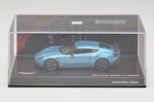Aston Martin V12 Zagato Alba Blue Minichamps 1:43 437137222 Metāls — attēls 4 no 5