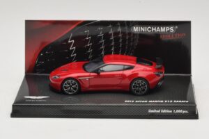Aston Martin V12 Zagato Sarkans Minichamps 1:43 437137220 Metāls