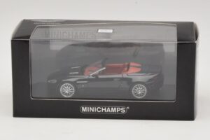 Aston Martin V8 Vantage Roadster Melns Metālisks Minichamps 1:43 400137431 Metāls — attēls 4 no 4