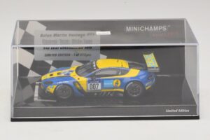 Aston Martin Vantage GT3 #007 A. Simonsen / Turner 24 Hours of Nurburgring 2013 Minichamps 1:43 437131307 Metāls — attēls 4 no 5