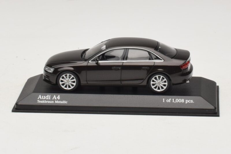 Audi A4 B8 Brūns Metālisks Minichamps 1:43 Audi A4 B8 Brūns Metālisks Minichamps 1:43 410011000 Metāls