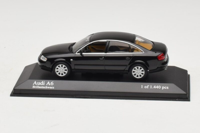 Audi A6 C5 Melns Minichamps 1:43 Audi A6 C5 Melns Minichamps 1:43 430010200 Metāls