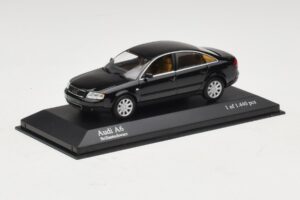Audi A6 C5 Melns Minichamps 1:43 430010200 Metāls — attēls 2 no 4