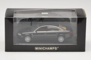 Audi A6 C5 Melns Minichamps 1:43 430010200 Metāls — attēls 4 no 4