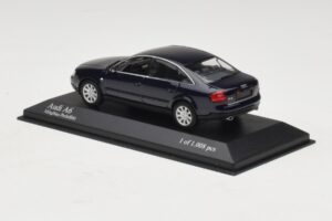 Audi A6 C5 Zils Metālisks Minichamps 1:43 430010201 Metāls — attēls 3 no 4