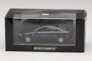 Audi A6 C5 Zils Metālisks Minichamps 1:43 430010201 Metāls — attēls 4 no 4