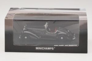 Audi Front 225 Roadster Melns Minichamps 1:43 437019131 Metāls — attēls 5 no 5