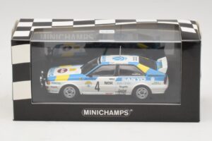 Audi Quattro #4 S. Blomqvist / B. Cederberg Rally Sweden Winner 1982 Minichamps 1:43 430821904 Metāls — attēls 4 no 4