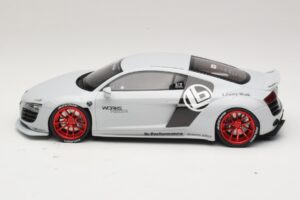 Audi R8 42 Liberty Walk Balts GT Spirit 1:18 GT325 Sveķi — attēls 3 no 6
