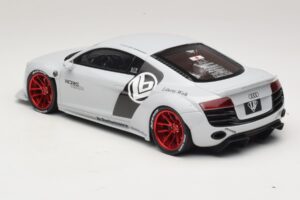 Audi R8 42 Liberty Walk Balts GT Spirit 1:18 GT325 Sveķi — attēls 5 no 6